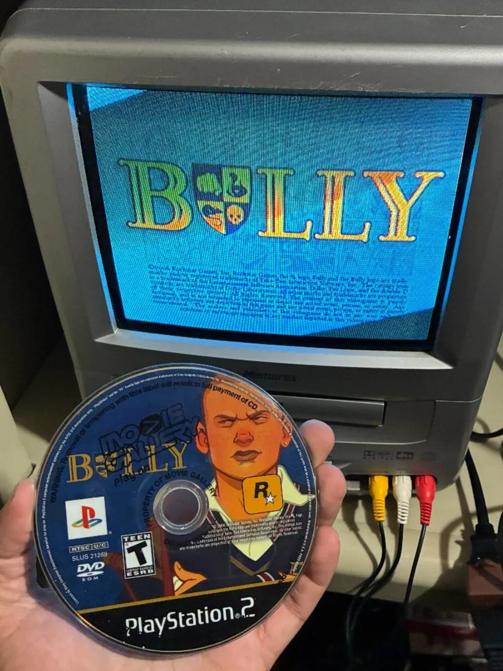 Bully PS2 PlayStation 2 Game Disc Only Black Label Rockstar Games SLUS 21269